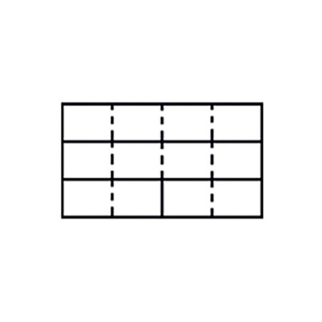 Compartment box with rubber corners - Viso