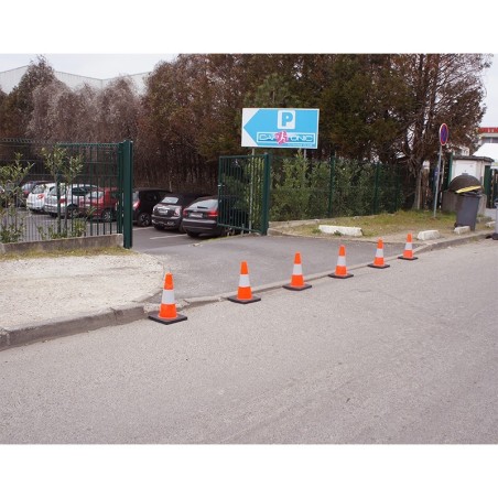 Cône de balisage lesté PVC - Viso