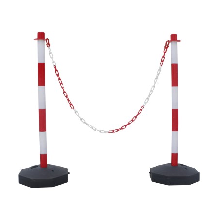 Poteaux plastiques avec chaine - Viso