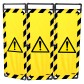 Inox Intervention barrier - 3 panels - Viso
