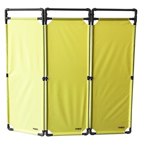 Barrière d'intervention INOX - 3 panneaux - Viso