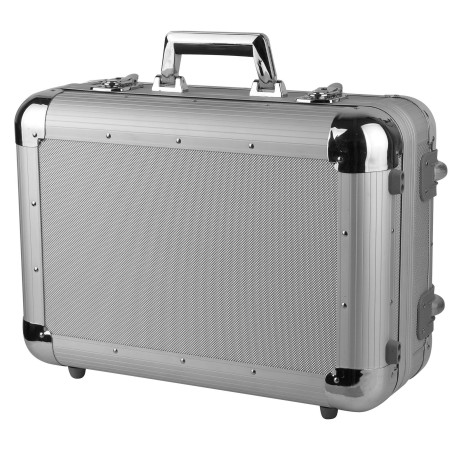 Mallette de protection aluminium avec roulettes - Viso