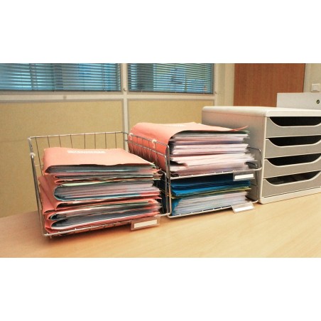 Steel basket for document sorting  - Viso