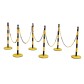Steel bollard kit with chain - Viso