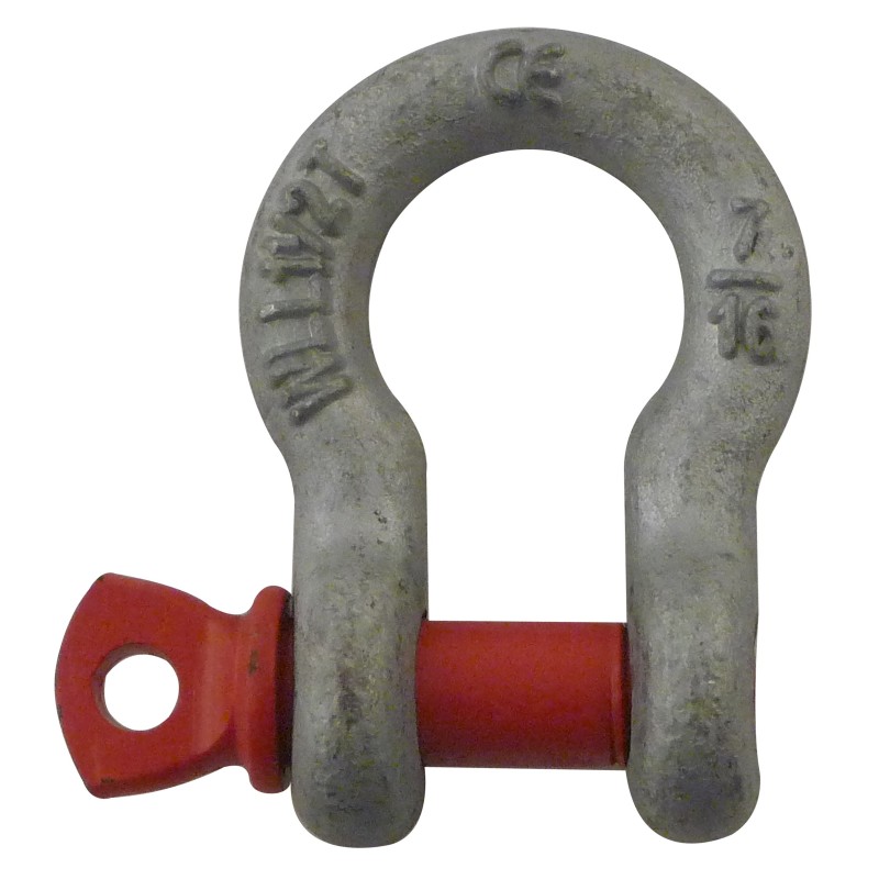Galvanized steel bow shackle - Viso
