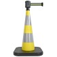 Traffic cone with retractable belt - Viso