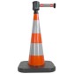Traffic cone with retractable belt - Viso